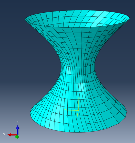 Hyperboloid mesh