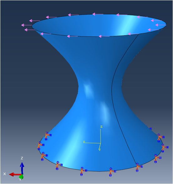 Hyperboloid loading