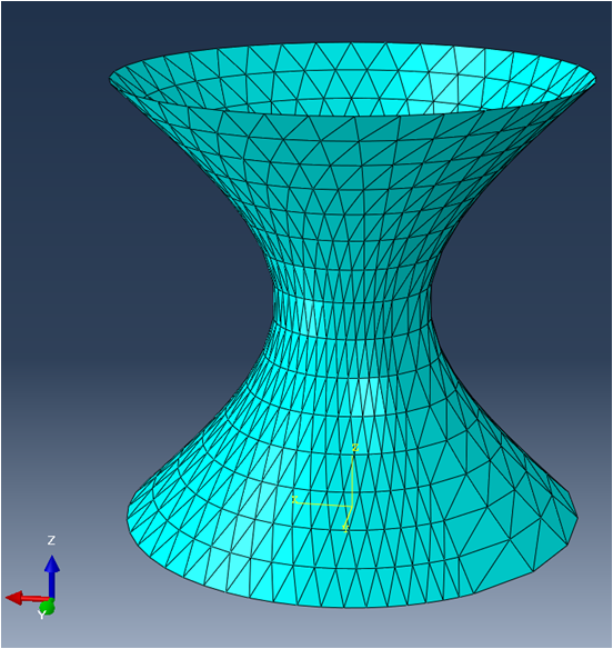 Hyperboloid mesh