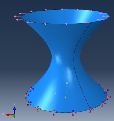  Hyperboloid loading